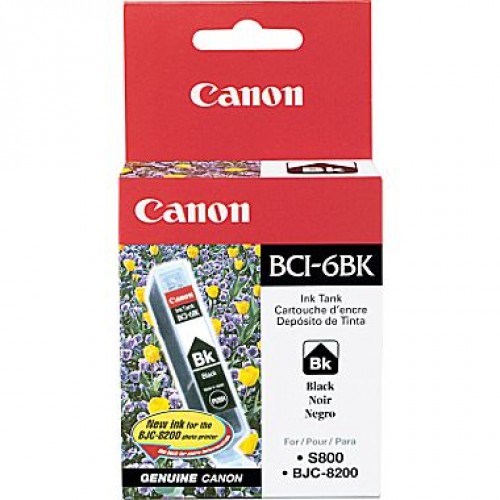 Canon BCI 6BK Black Ink Cartridge 4705A003